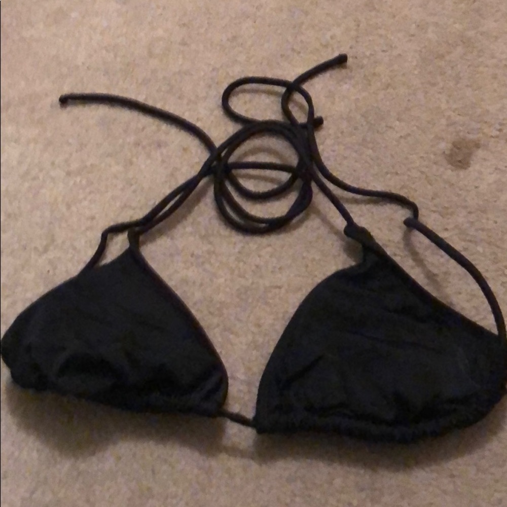 Black versatile bikini top